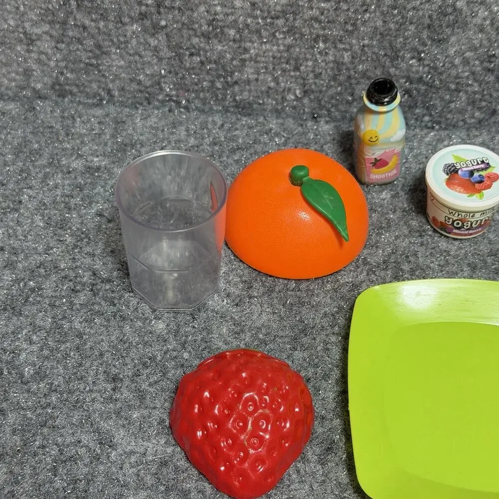 Vintage Food Toys 20 Piece Lot Pretend Play Utensils - Doll - Doll House Set